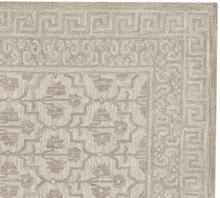 Braylin Tufted Wool Rug Neutral Pottery Barn