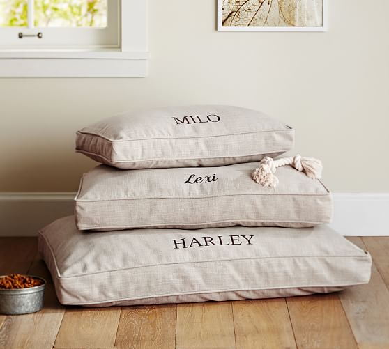 Grainsack Rectangular Dog Covers Pottery Barn Grainsack Rectangular Dog Covers