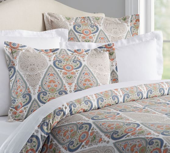 Gisela Patterned Duvet Cover & Sham Pottery Barn