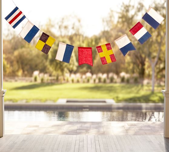 Nautical Celebrate Garland Pottery Barn