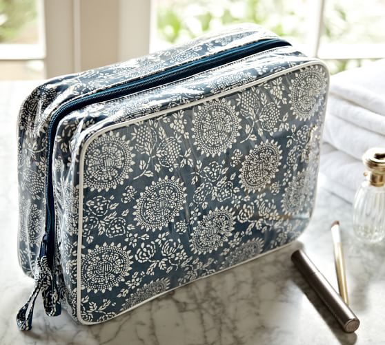 Calista Floral Ultimate Makeup Bag Pottery Barn