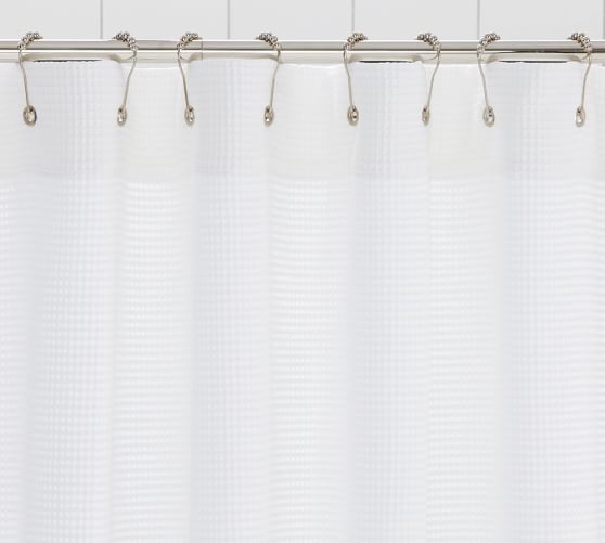 Waffle Weave Shower Curtain