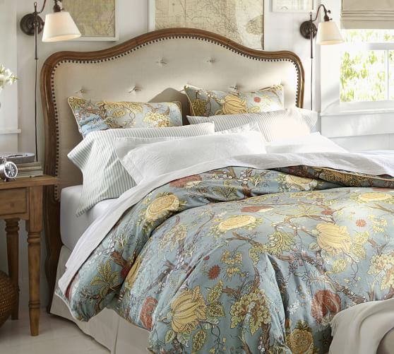 Gabriella Upholstered Headboard Pottery Barn