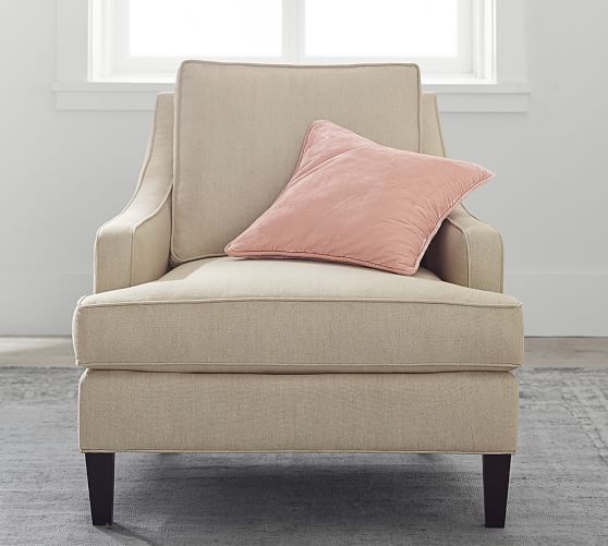 Landon Upholstered Armchair Pottery Barn