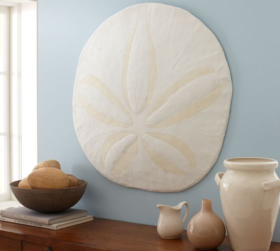 Oversized Sand Dollar Wall Decor Pottery Barn