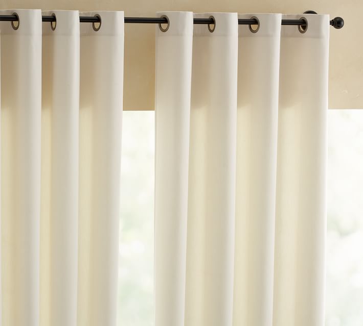 Indoor Outdoor Grommet Curtain Natural