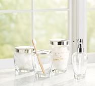 Ceramic Mouthwash Dispenser Pottery Barn Ultimate Bath Accessories Clear Gl 22 50 12 99