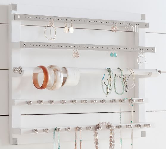 WallMounted Jewelry Hanger Pottery Barn
