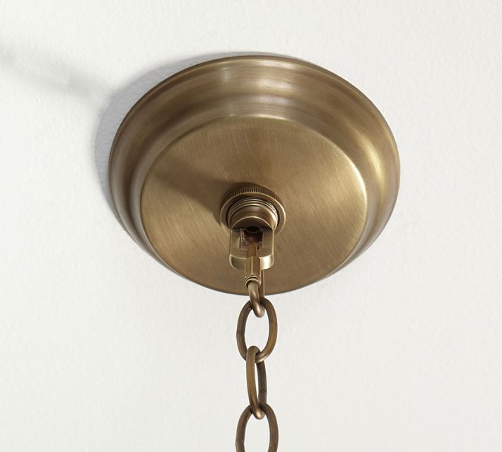 Atherton Chainmail Chandelier Pottery Barn