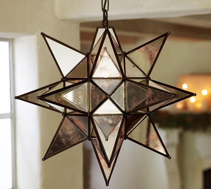Oversized Morovian Star Pendant Pottery Barn