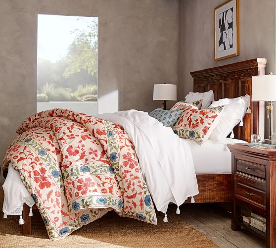 Bowry Reclaimed Wood Bed Pottery Barn