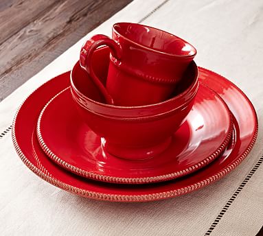 Gabriella Dinnerware - Red | Pottery Barn