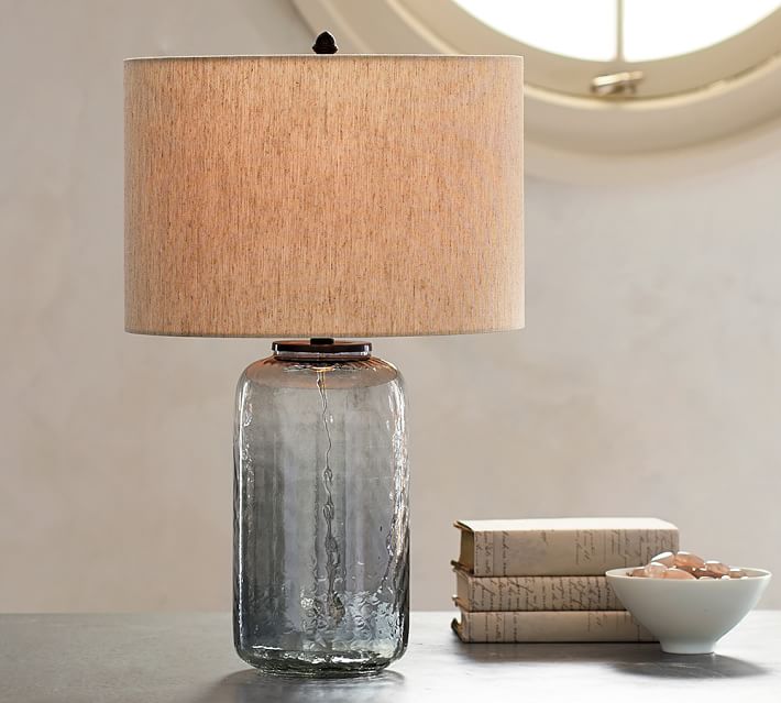 Alana Er Glass Table Lamp Base Pottery Barn