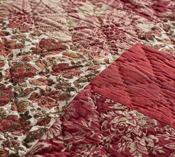 Johanna Reversible Patchwork Quilt & Shams Pottery Barn