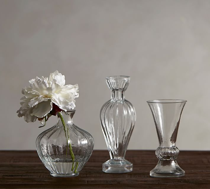 Glass Bud Vase Eclectic Set Of 3 Pottery Barn