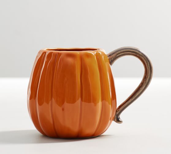 Pumpkin Shaped Mug Pottery Barn