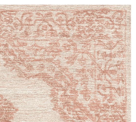 Kenley Tufted Rug Blush Pottery Barn