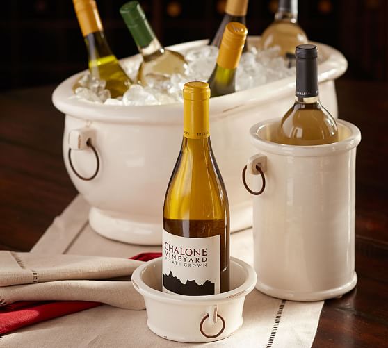 Rhodes Party Bucket & Wine Cooler Pottery Barn