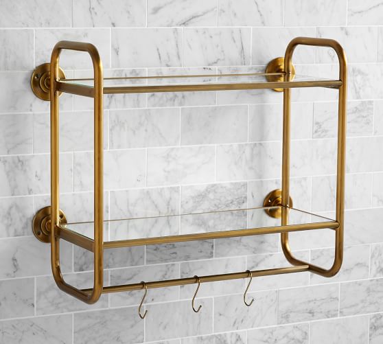 Vintage Wall Shelf Pottery Barn Vintage Wall Shelf