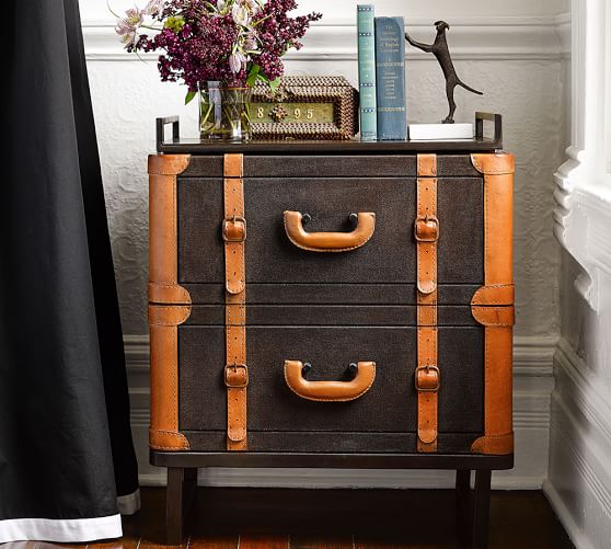Ken Fulk Luggage Nightstand Pottery Barn