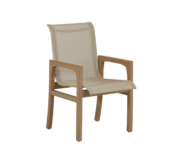 Tropez Faux Teak Dining Chair Set Of 2 Natural Pottery Barn Tropez Faux Teak Dining Chair Set Of 2 Natural