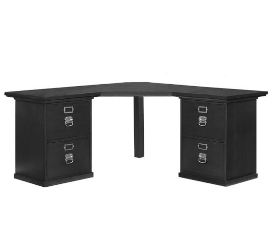 Bedford 4Drawer Corner Desk Pottery Barn