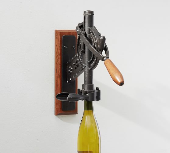 Vintner's Wall Mount Wine Opener Wine Accessories Pottery Barn