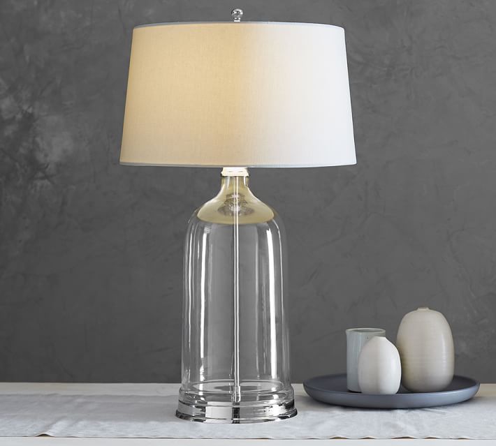 Jessa Glass Table Lamp Pottery Barn
