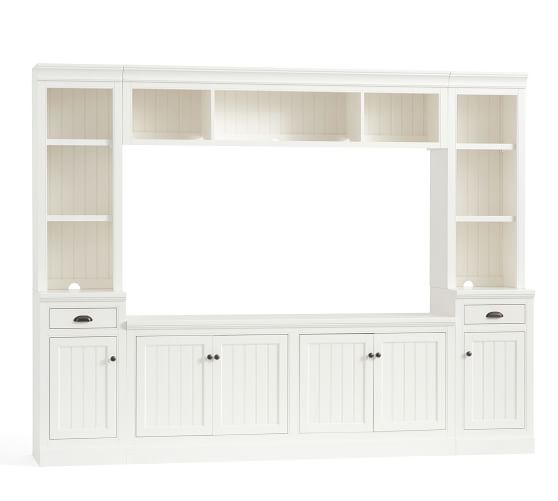 Aubrey Small Entertainment Center with Bridge Pottery Barn