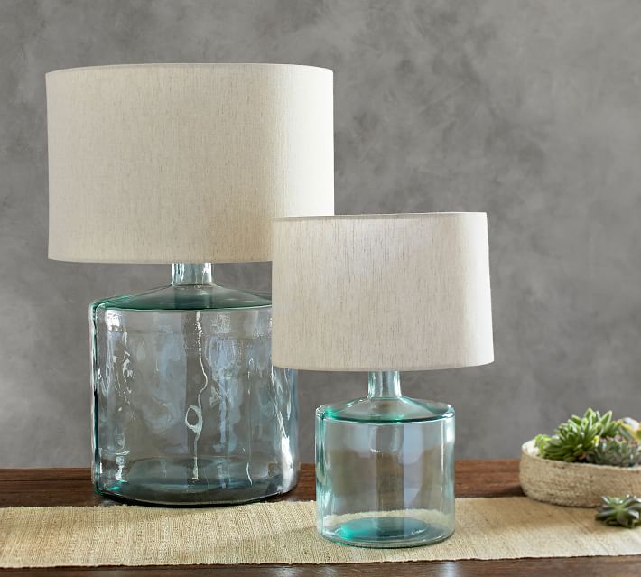 Mallorca Recycled Glass Table Lamp Base
