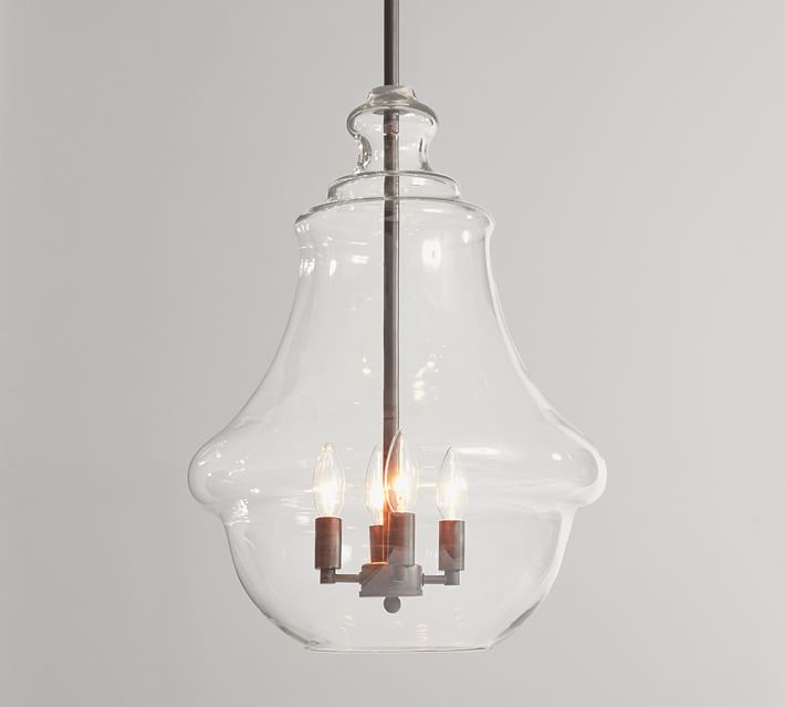 Wavy Glass Pendant Pottery Barn