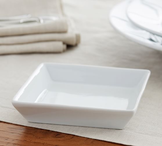Great White Square Dipping Bowl Pottery Barn