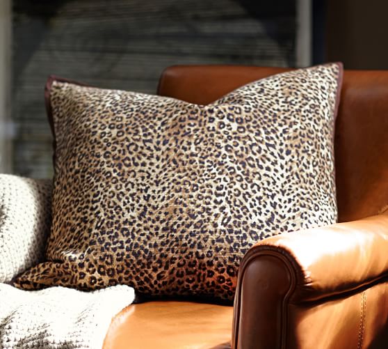 Cheetah Pillow Cover Pottery Barn