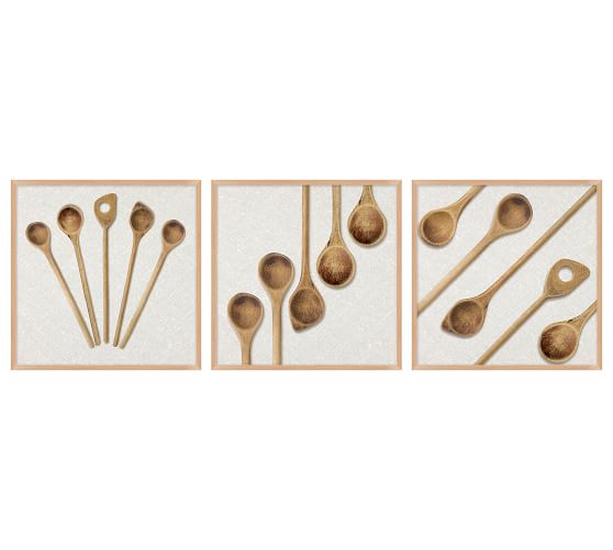 Wooden Spoons Paper Print Pottery Barn