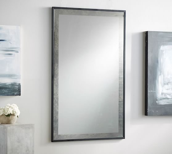 Antique Framed Floor Mirror Standing Mirror Pottery Barn