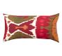 Sarene Ikat Indoor/Outdoor Lumbar Pillow | Pottery Barn