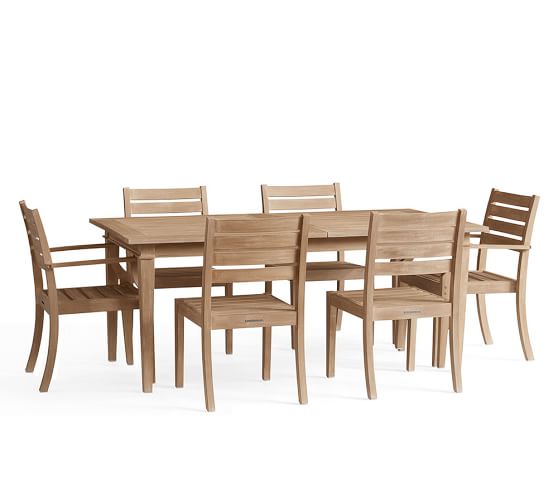 Belmont Dining Table & Chair 7Piece Dining Set Pottery Barn