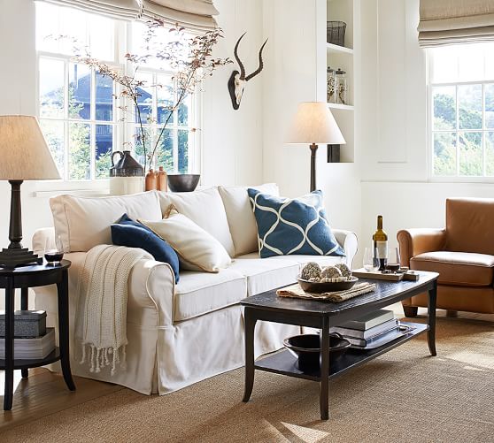Pb Basic Slipcovered Sofa