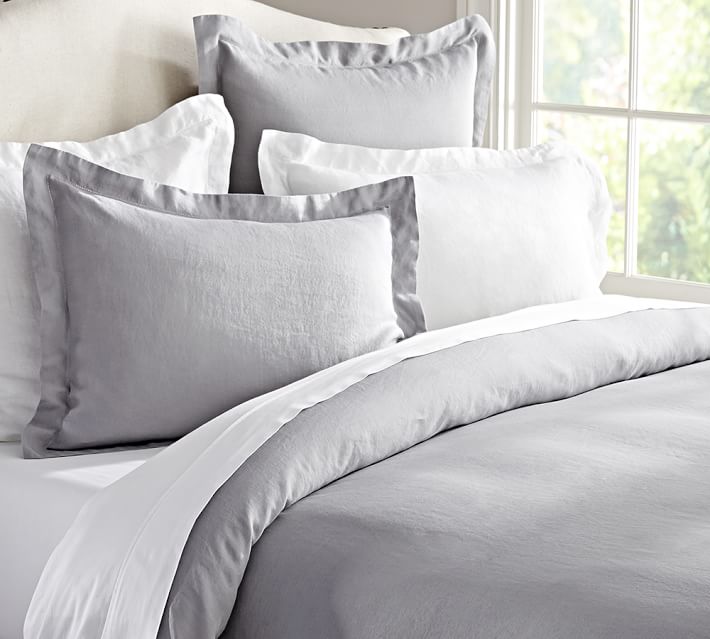 Linen Duvet Cover Sham Pottery Barn