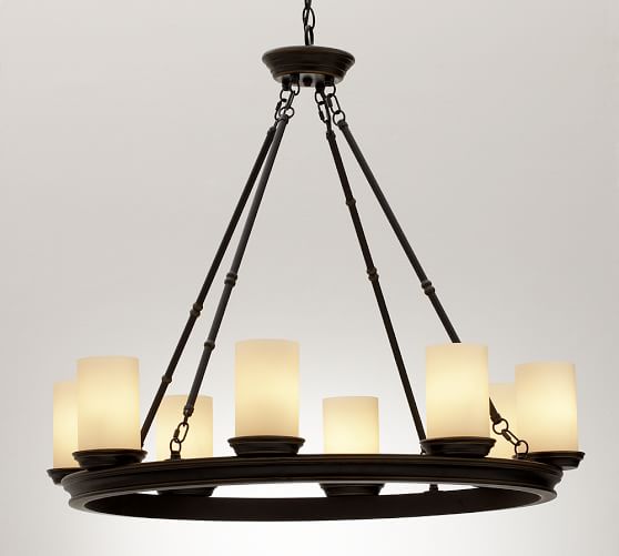 Veranda Round Chandelier Pottery Barn