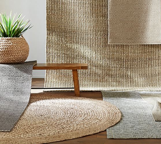 Diamond Wred Jute Rug 8x10 Khaki Ivory