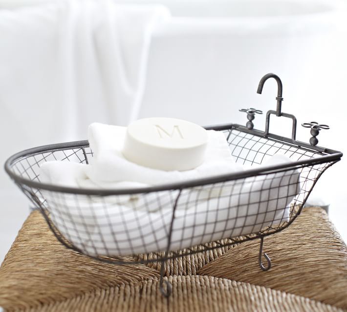 Bathtub Mesh Catchall Pottery Barn