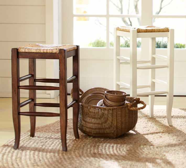 Napoleon Backless Bar Counter Stool Pottery Barn