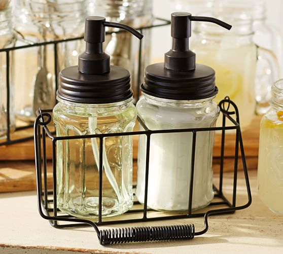 Mason Wire Soap & Lotion Caddy Kitchen Accessories Pottery Barn