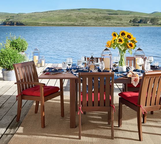 Chatham Butterfly Extending Table & Chair Dining Set, Honey Pottery Barn