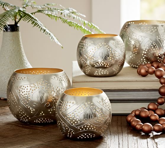 Salima Votive Candle Holder Pottery Barn