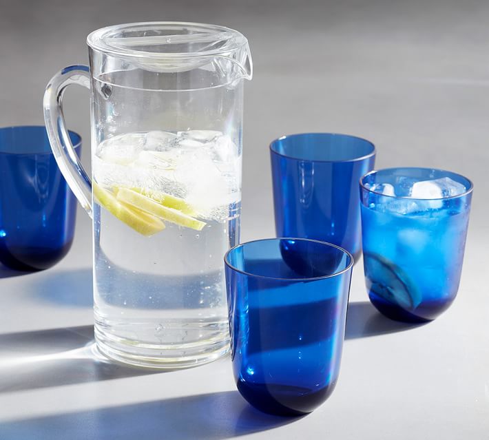 Pb Acrylic Pitcher Cup Set Pottery Barn