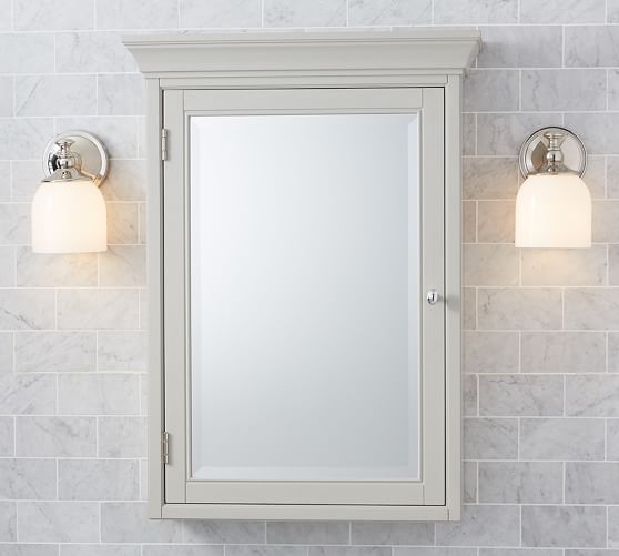 Hotel Wall Mounted Medicine Cabinet White Pottery Barn