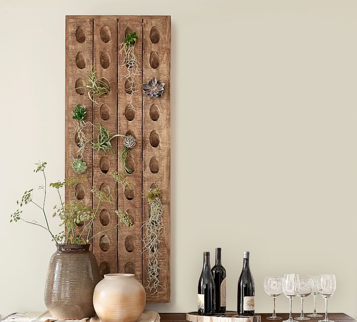 French Wine Bottle Riddling Rack