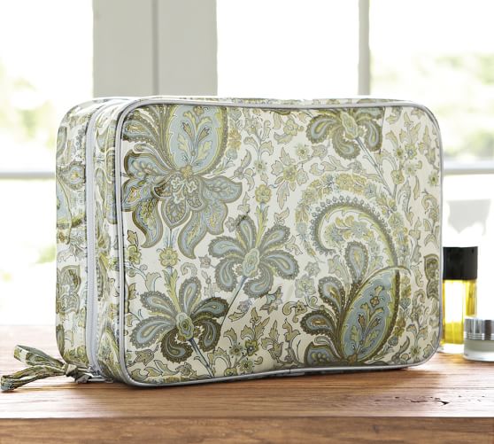 Charlie Paisley Ultimate Makeup Bag | Pottery Barn